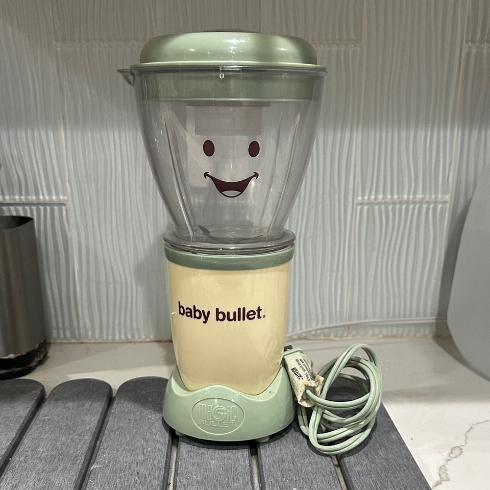 Magic Bullet Baby Bullet Blender - Green and Cream